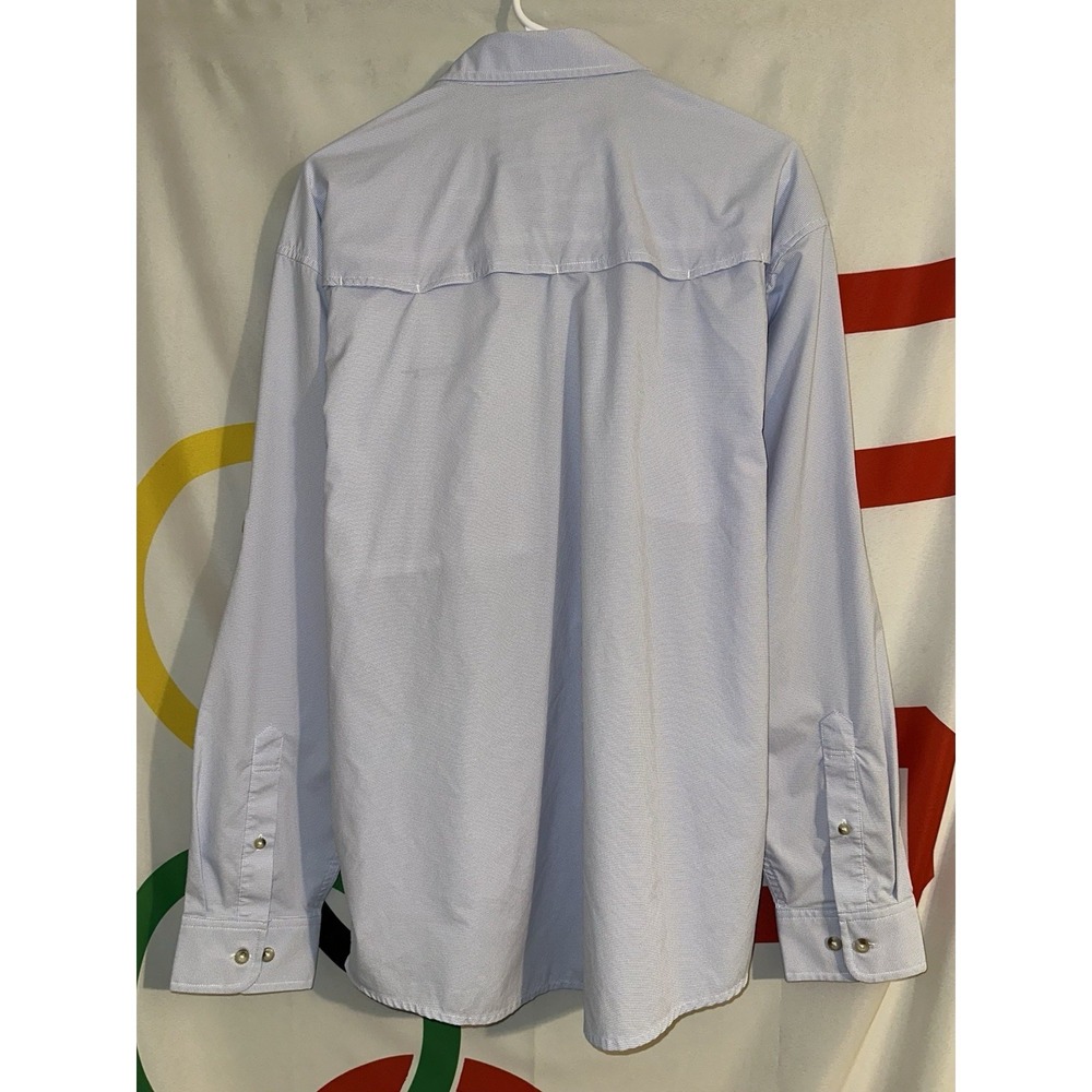Poncho Auburn Tigers Shirt Large Football Aubie Rolling Toomers Button Up - Picture 6 of 6